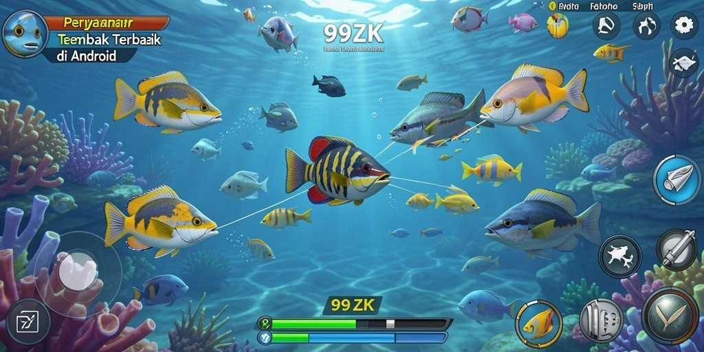 Screenshot gameplay Tembak Ikan yang seru dan menegangkan.