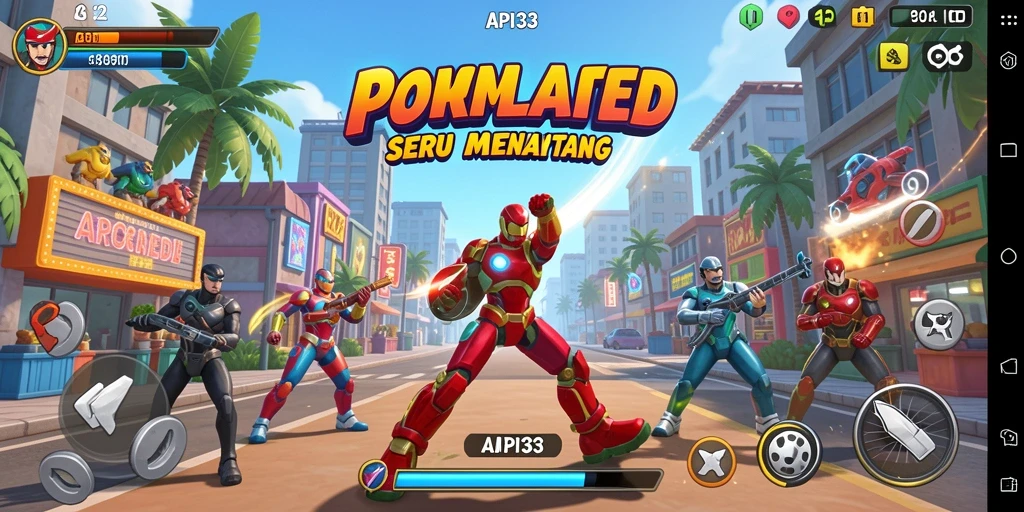 Tampilan gameplay seru dan penuh tantangan dari API33.