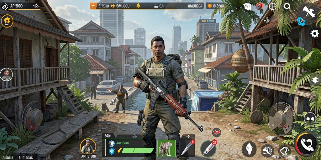 Tampilan gameplay menarik di API5000 dengan grafis yang memukau.