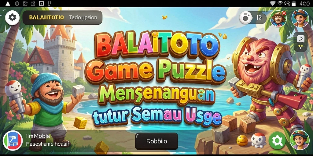 Screenshot gameplay BALAITOTO menunjukkan tantangan Puzzle yang seru.
