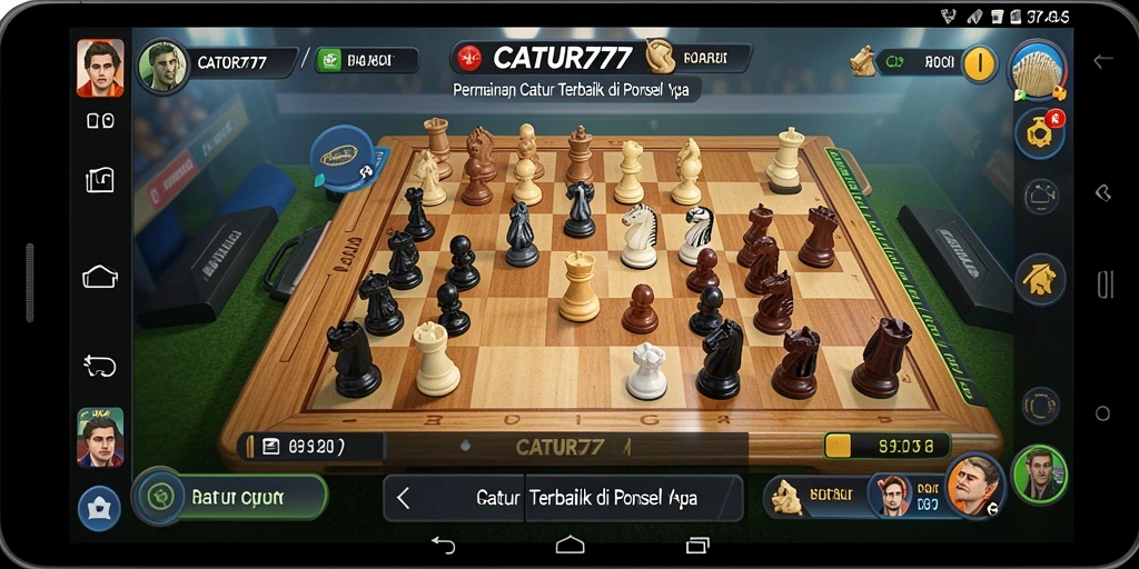 Tampilan gameplay CATUR777 dengan strategi catur yang menarik.