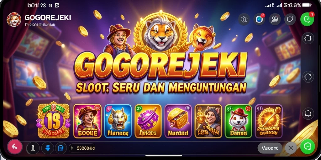 Tampilan menarik gameplay Slot GOGOREJEKI yang seru.