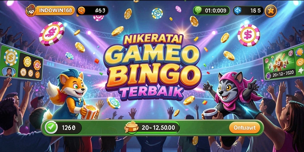 Tampilan gameplay seru dari permainan Bingo INDOWIN168.