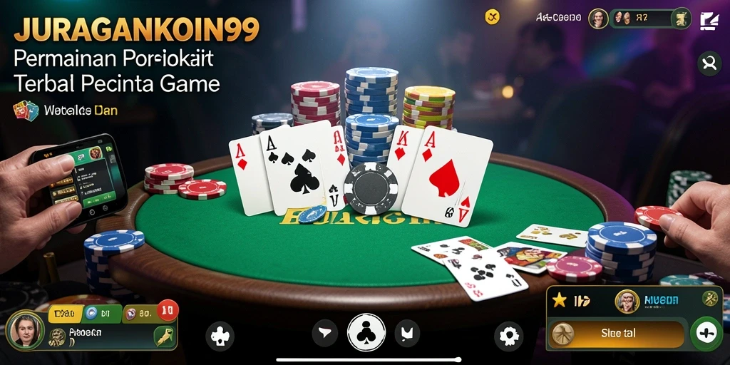 Tampilan menarik dari game poker JURAGANKOIN99 dengan aksi seru.
