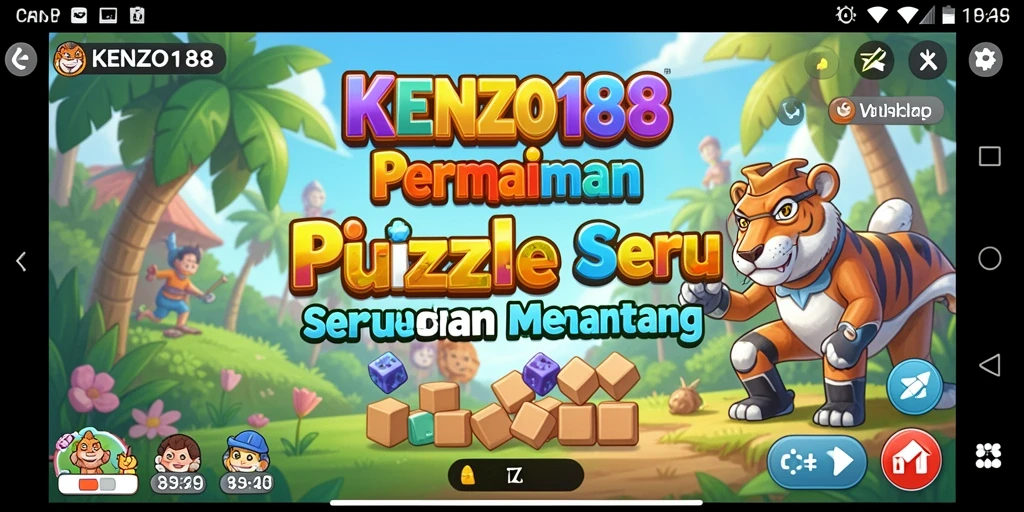 Gameplay menarik dari KENZO188 dengan berbagai tantangan puzzle.