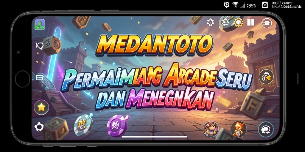 Tampilan gameplay menarik dari MEDANTOTO dengan aksi arcade yang cepat.