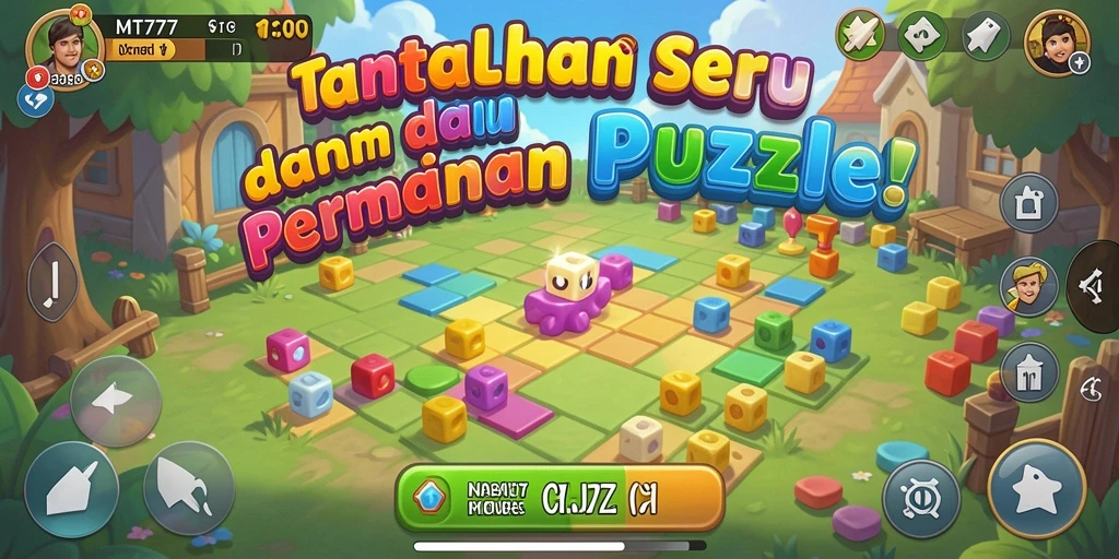 Tampilan gameplay MT777 menantang dengan berbagai puzzle menarik.
