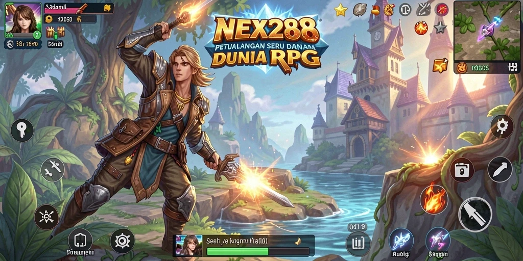 Screenshot menampilkan gameplay NEX288 yang mendebarkan dan penuh aksi.