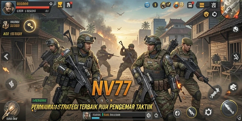 Screenshot gameplay NV77 yang menarik dan strategis.