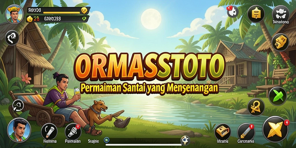 Tampilan gameplay ORMASSTOTO yang seru dan penuh warna.