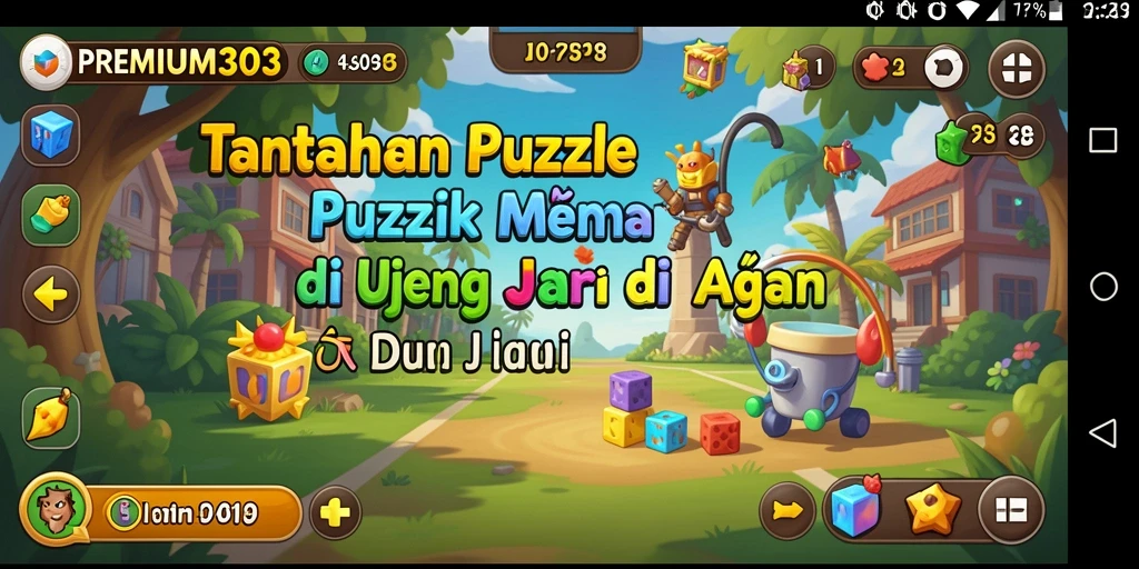 Tampilan gameplay <strong>PREMIUM303</strong> yang penuh warna dan menggugah selera.