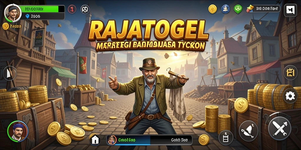 Screenshot utama yang menampilkan gameplay RAJATOGEL yang seru dan menantang.