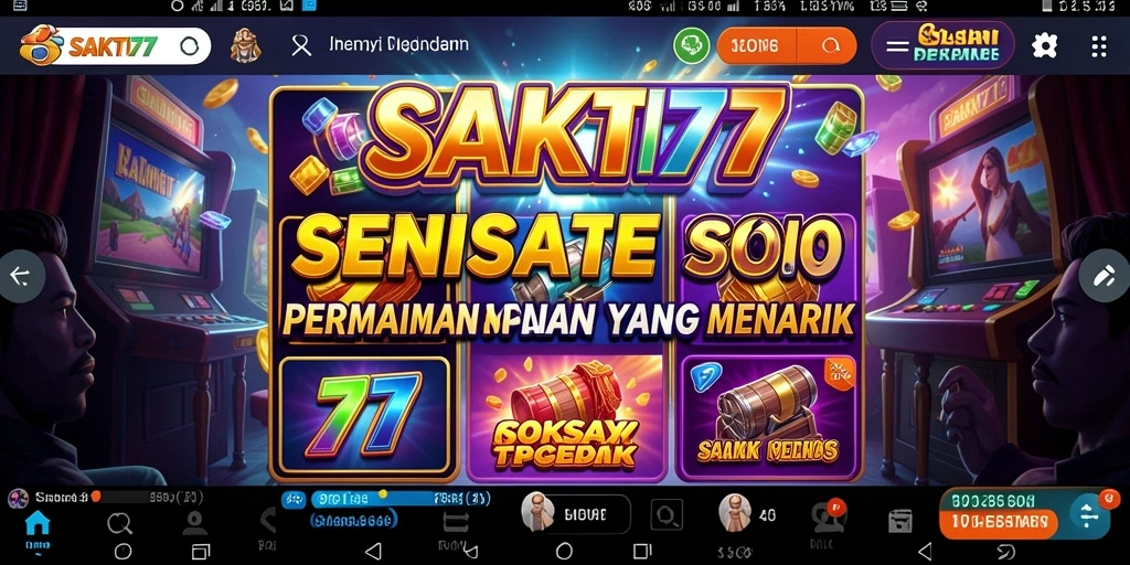 Menampilkan gameplay Slot yang seru dan mengasyikkan di SAKTI77.