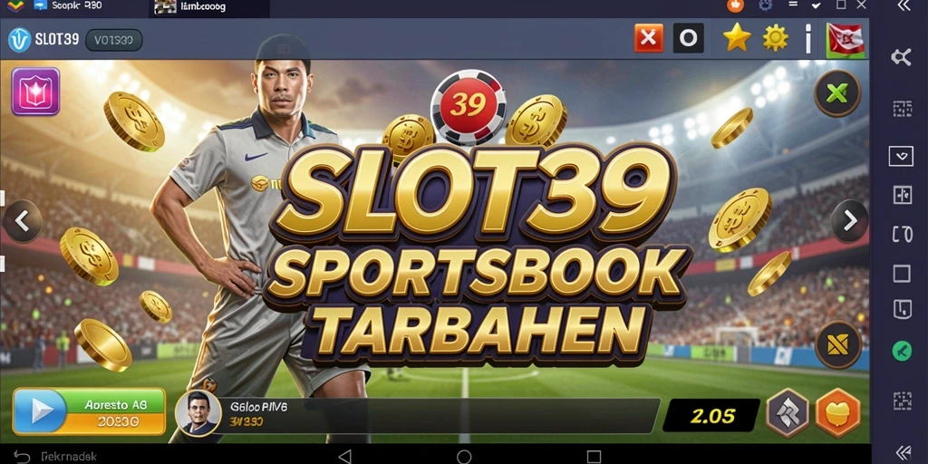 Tampilan dinamis gameplay dari aplikasi Sportsbook SLOT39.