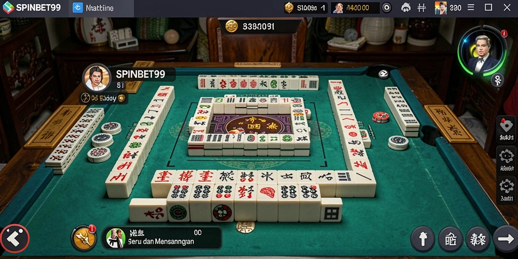 Gameplay menarik SPINBET99 dalam permainan Mahjong yang seru.