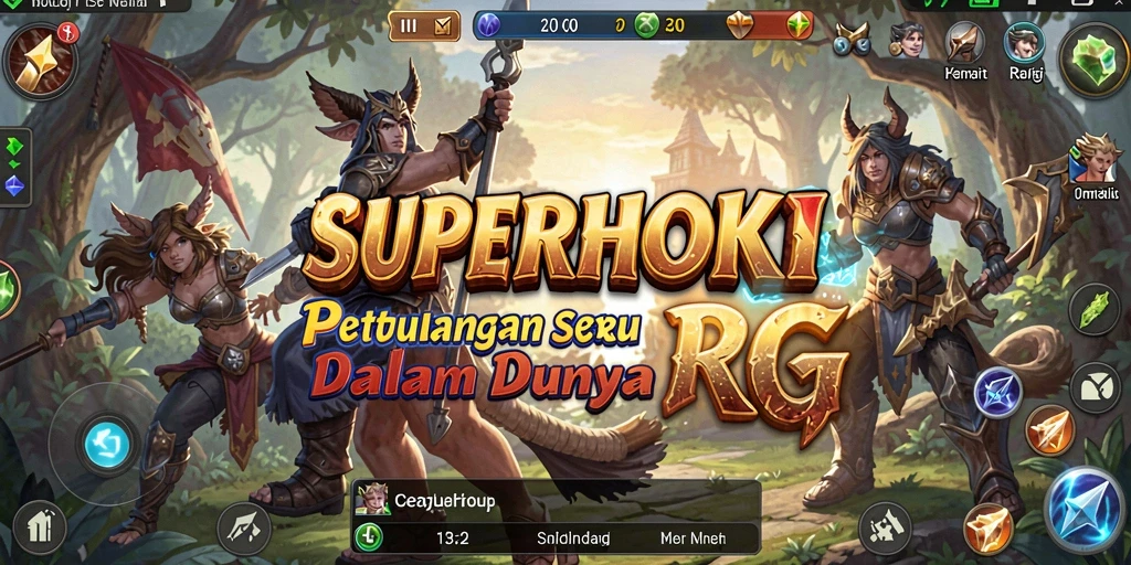 Gameplay seru dalam <strong>SUPERHOKI</strong> dengan pertarungan yang dinamis.