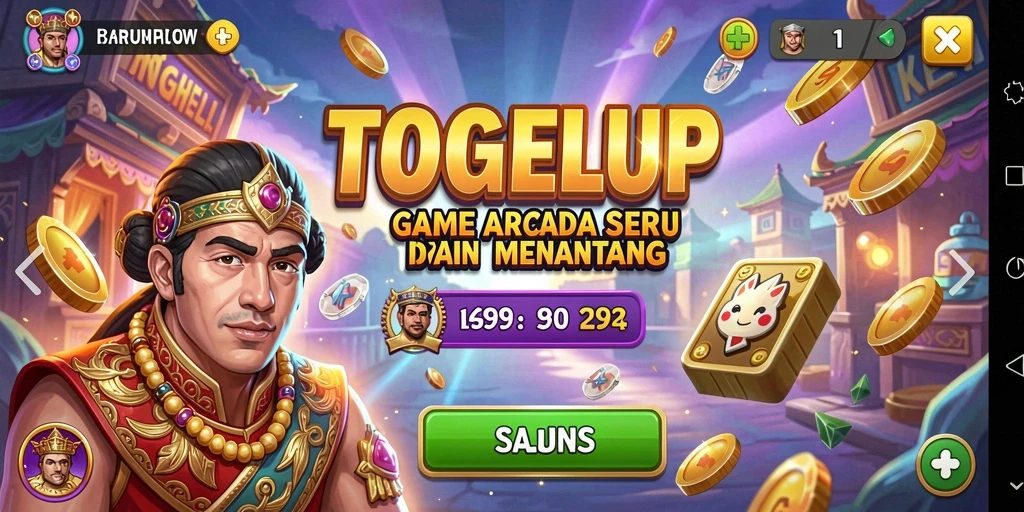 Tampilan gameplay TOGELUP yang menarik dan penuh warna.