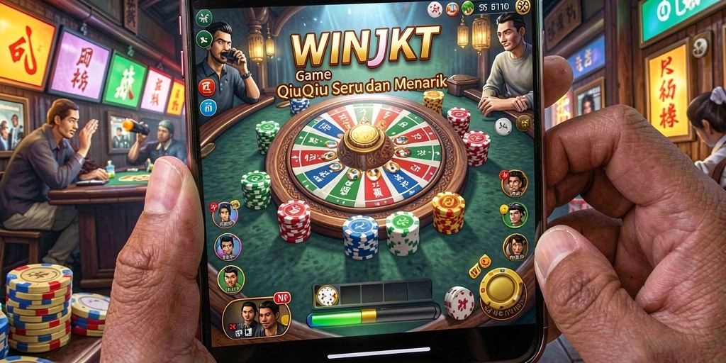 Tampilan gameplay QiuQiu yang menarik dan interaktif.